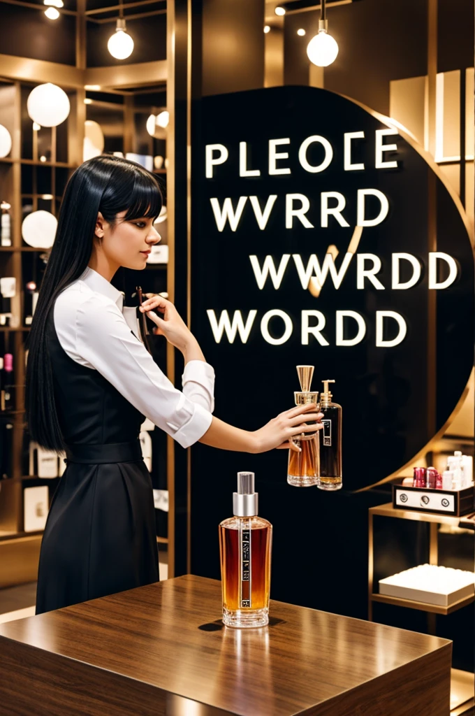 Logo called perfume world