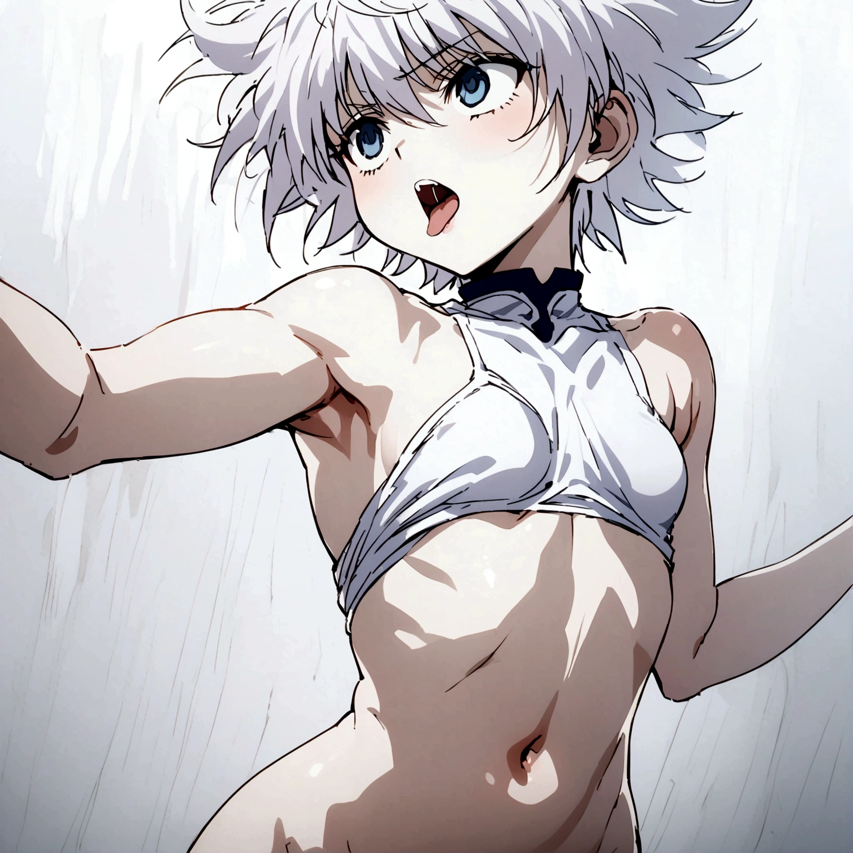 killua ahegao navel centaur body