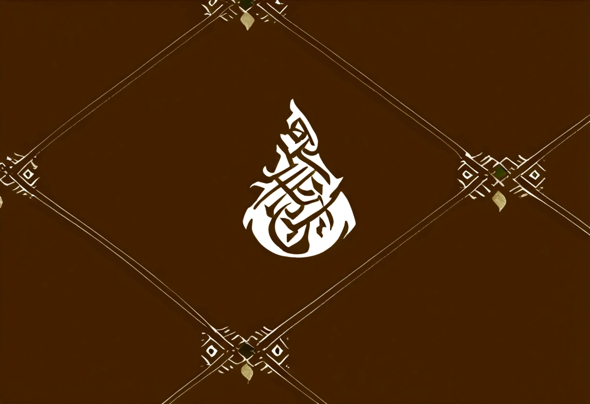 Logo of a Regular Khaf Arabic Font م, Logo Design, arabic design, 