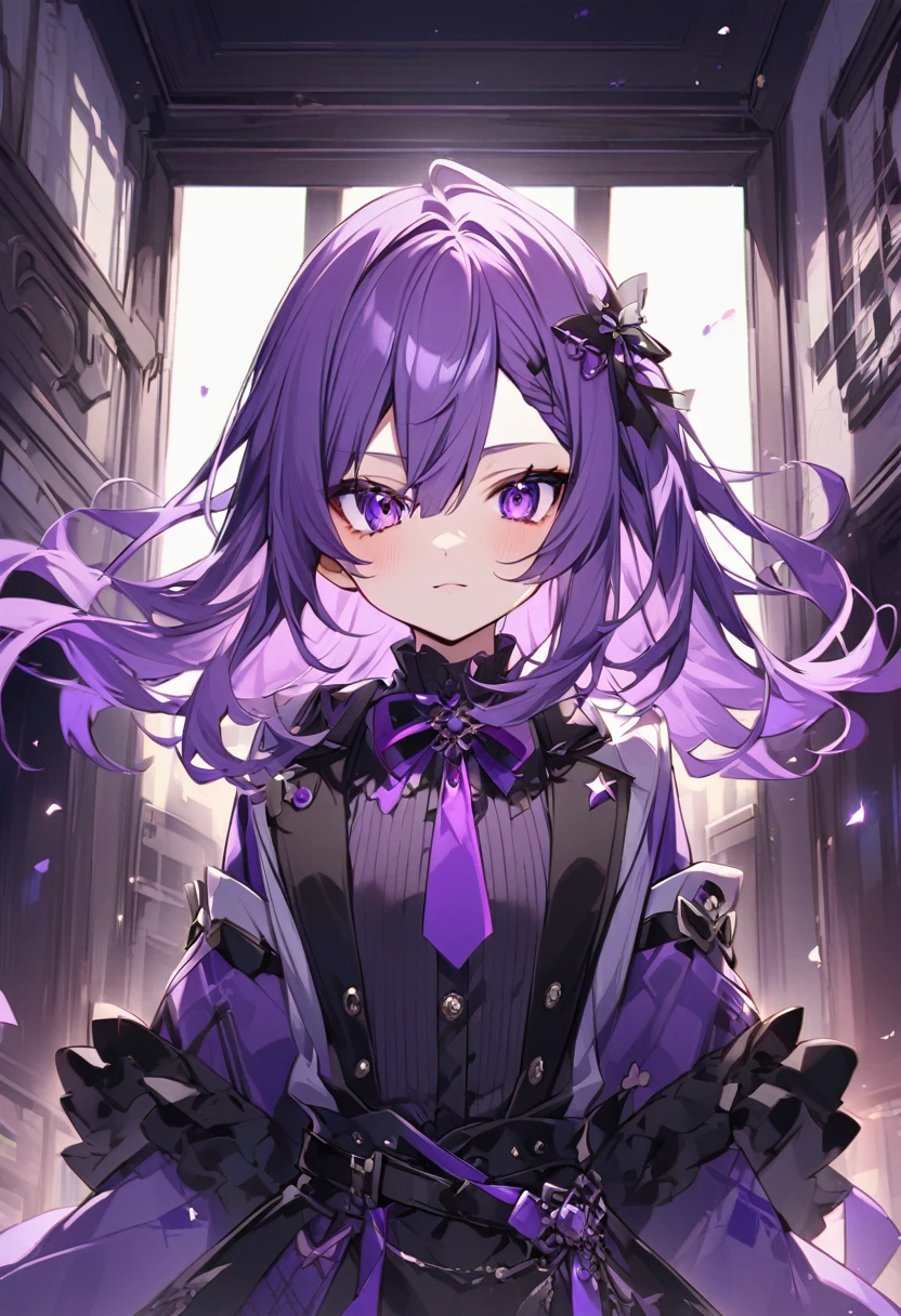 Keito。Purple Eyes。Purple Hair。