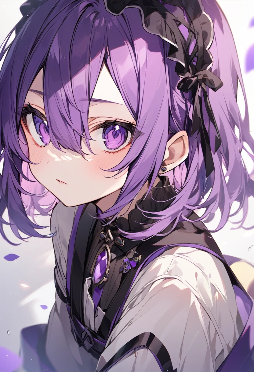 Keito。Purple Eyes。Purple Hair。