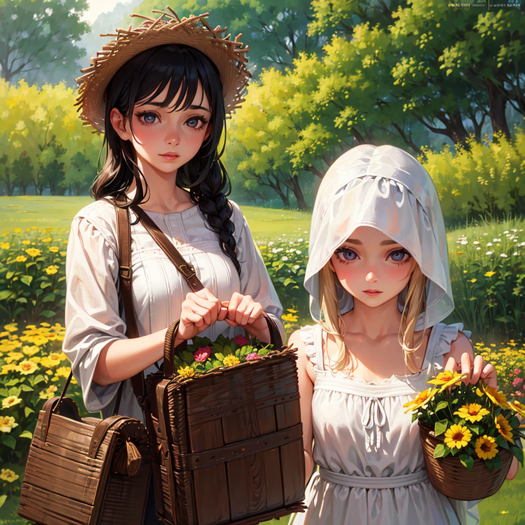 two ****** girls standing in a field of tall grass hugging,victorian inspired clothing,young girls,posing on wheat field,wearing 1890s era clothes,wearing 1860s era clothes,wearing 1850s era clothes,wearing 1 8 5 0 s era clothes,two girls,victorian clothing,beautiful gemini twins portrait,wearing 1 8 5 0 s clothes,wearing 1 8 6 0 s clothes,with victorian clothing,wearing 1840s era clothes,1 8 5 0 s clothing,both wearing victorian clothes,1 8 7 0 s era clothing,1 8 5 0 s era clothing,victorian dress,victorian blue dress,western clothing,1 8 5 0 s era clothes,in a wheat field,colored daguerreotype,doll faces on a dress,1 8 0 0 s vintage,in a field,beautiful clothes,ukrainian national clothes,1930s style clothing,feminine girly dress,beautiful girls,