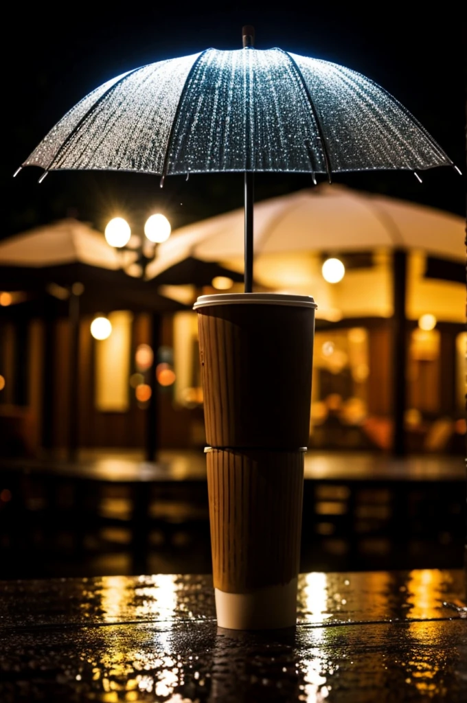 Coffee night rain 
