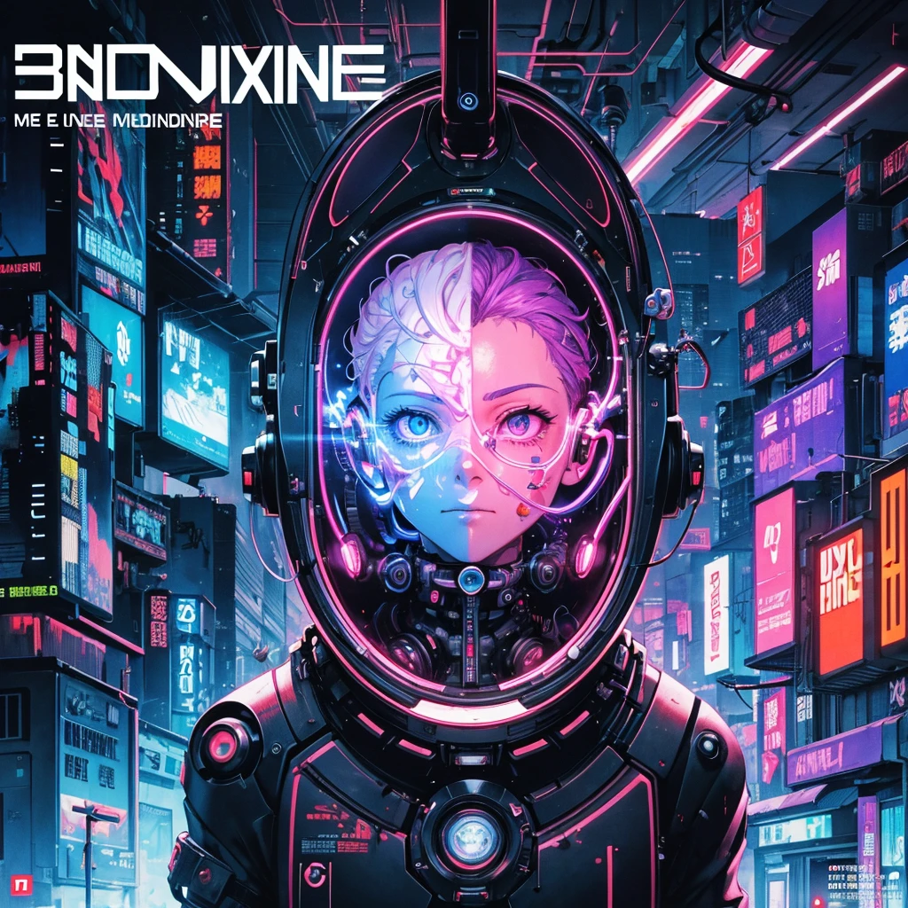 drawing of a brain inside a machine, cyberpunk art, pixiv, nuclear art, science magazine cover, taking mind-altering drugs, metacentrist propaganda, digital rendering, bubble head, human/tank hybrid, the 5th element, blank , year 2 0 4 0, glass cyborg, synthwave image