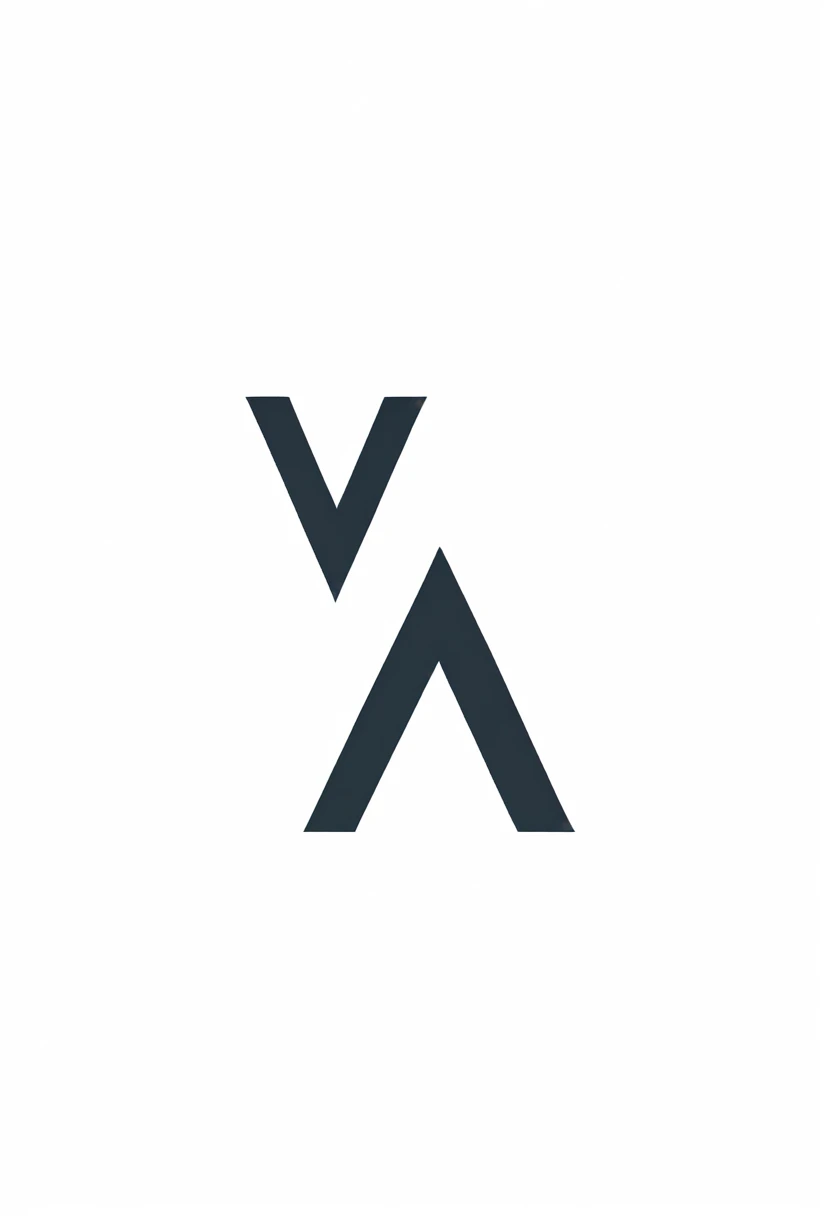 Create a black logo, Simpler, ((using the letters BV))