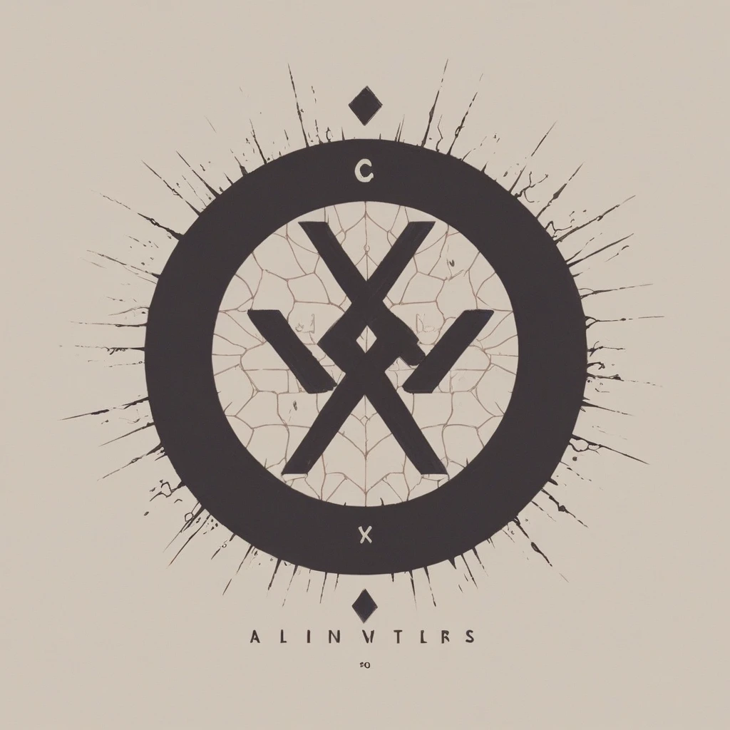 Create a black logo, Simpler, ((using the letters BV))