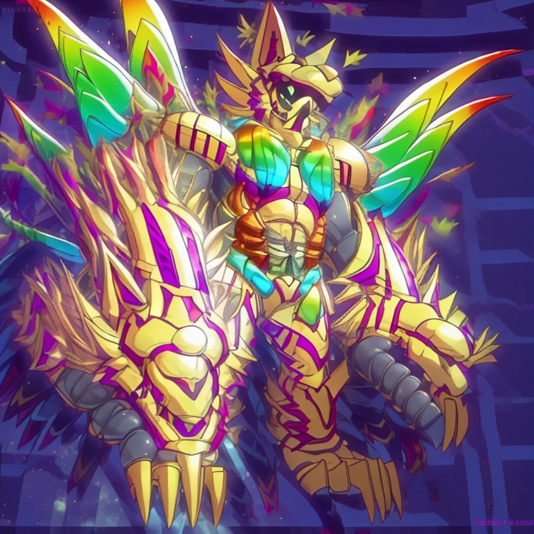 (masterpiece. official art. 8k. best quality. detailed full body. full body.)
(situation 1 : dominating The Phoenix Wolf. The Phoenix Wolf is over 1000 meters long. focus GIANT mechanical Muscular The Phoenix Wolf is trampling the car. Looking down.)
(situation 2 :smoke and flames rising from the destruction in the city)
(Additional details 1: Wearing golden Armor. Cape. Helmet. real texture material. whole body shines like metal. emphasizes the muscles. suit fully made of metal. Robotic suit. no face.).
(Additional details 1.5: The arms are golden. The lower half of the body is golden. The wolf-shaped helmet has sharp fangs. The whole body is golden. The chest area is also golden. There is a ring above the head.).
(Additional details 2: Detailed head. Detailed Body. Detailed abs. gigantic muscles. HYPER MUSCLES. Gigachad Muscular. big muscle. pecs. triceps. traps. unusually developed muscular body. body full of huge muscles. showing off muscles. pectorales enormes. Exaggeratedly huge muscles. huge muscles. long legs.).
(Additional details 3: Spread wings. It has wings. The claws are sharp. Sharp teeth.). He is laughing defiantly. The claws are sharp. Sharp teeth.).
(Additional details 3.5 : nj5furry, He is laughing defiantly. medieval armor.).
(Additional details 4: golden dick, golden cock, golden hyper penis. hyper golden penis. big penis)
Armored Flazzard