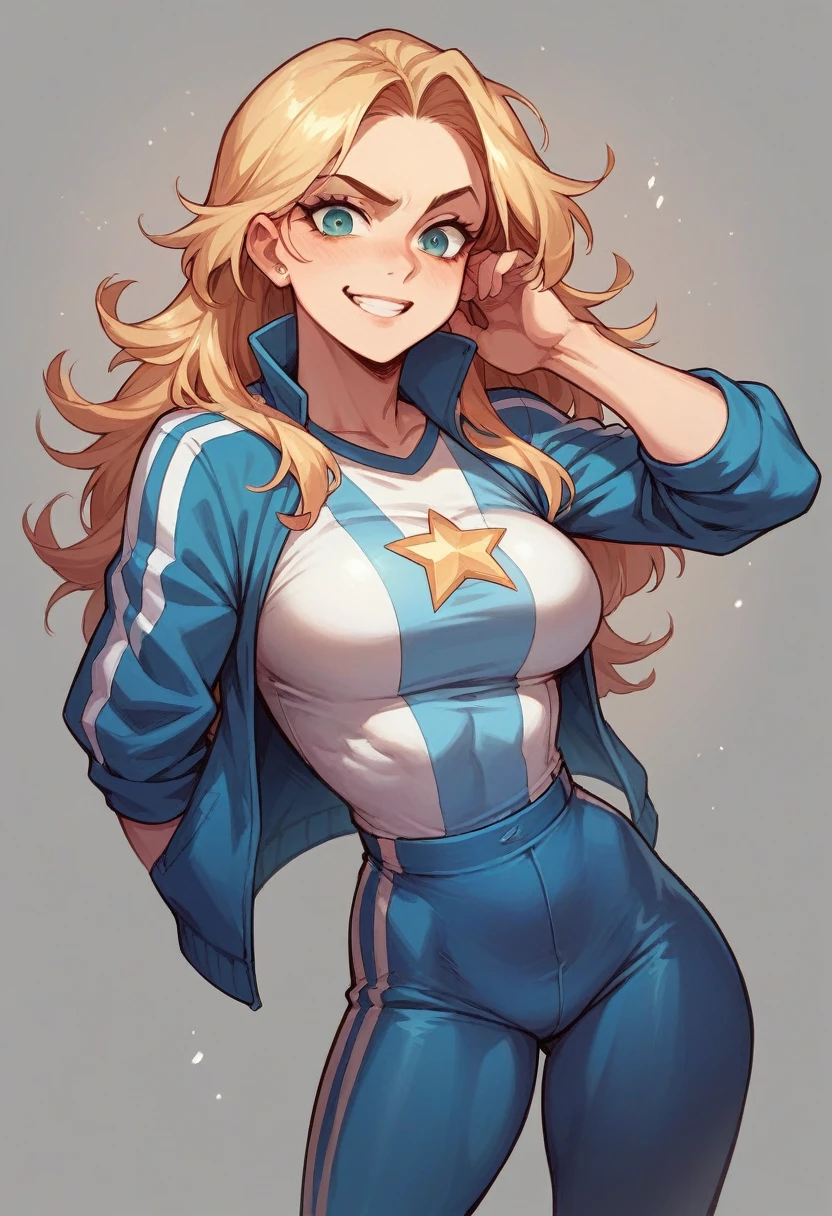 Super hero girl colors of Argentina 