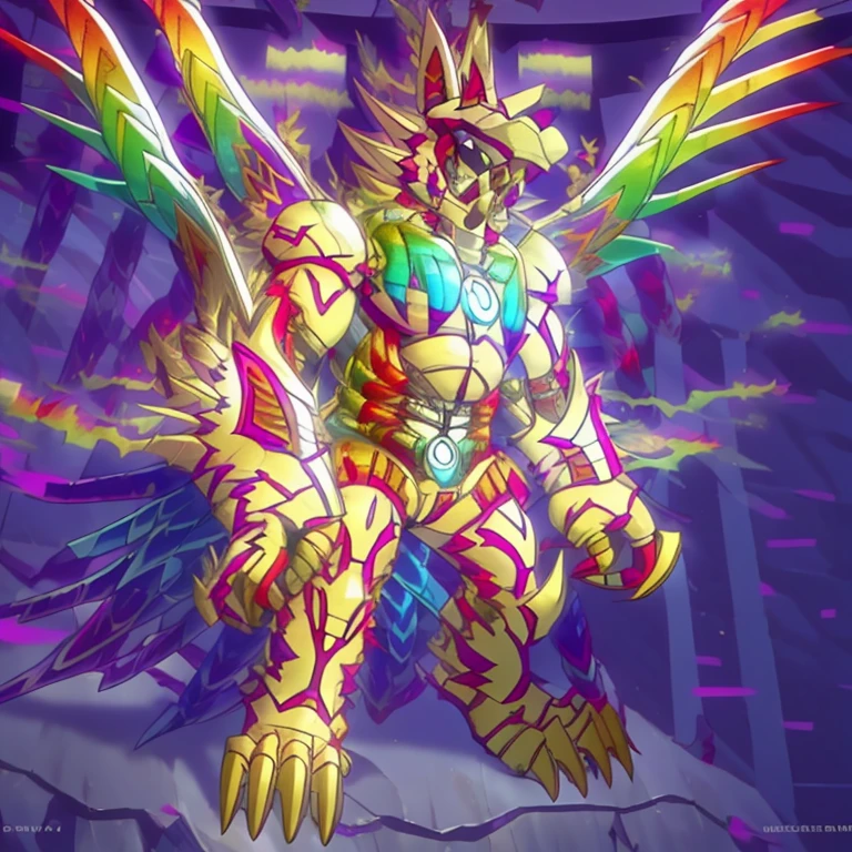 (masterpiece. official art. 8k. best quality. detailed full body. full body.)
(situation 1 : dominating The Phoenix Wolf. The Phoenix Wolf is over 1000 meters long. focus GIANT mechanical Muscular The Phoenix Wolf is trampling the car. Looking down.)
(situation 2 :smoke and flames rising from the destruction in the city)
(Additional details 1: Wearing golden Armor. Cape. Helmet. real texture material. whole body shines like metal. emphasizes the muscles. suit fully made of metal. Robotic suit. no face.).
(Additional details 1.5: The arms are golden. The lower half of the body is golden. The wolf-shaped helmet has sharp fangs. The whole body is golden. The chest area is also golden. There is a ring above the head.).
(Additional details 2: Detailed head. Detailed Body. Detailed abs. gigantic muscles. HYPER MUSCLES. Gigachad Muscular. big muscle. pecs. triceps. traps. unusually developed muscular body. body full of huge muscles. showing off muscles. pectorales enormes. Exaggeratedly huge muscles. huge muscles. long legs.).
(Additional details 3: Spread wings. It has wings. The claws are sharp. Sharp teeth.). He is laughing defiantly. The claws are sharp. Sharp teeth.).
(Additional details 3.5 : nj5furry, He is laughing defiantly. medieval armor.).
(Additional details 4: golden dick, golden cock, golden hyper penis. hyper golden penis. big penis)
Armored Flazzard