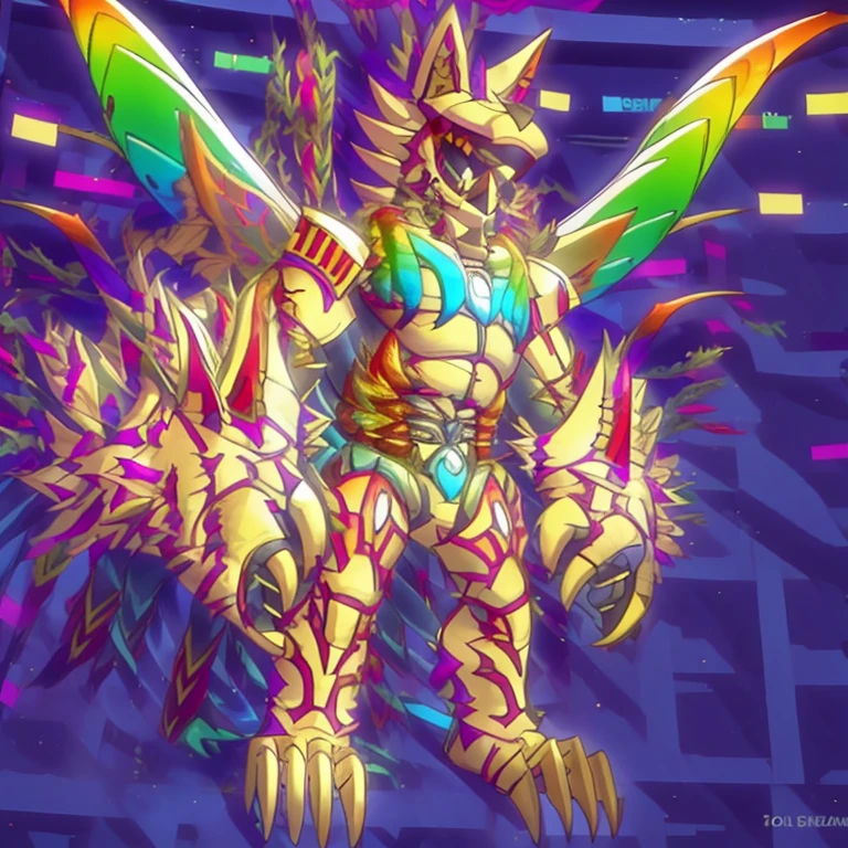 (masterpiece. official art. 8k. best quality. detailed full body. full body.)
(situation 1 : dominating The Phoenix Wolf. The Phoenix Wolf is over 1000 meters long. focus GIANT mechanical Muscular The Phoenix Wolf is trampling the car. Looking down.)
(situation 2 :smoke and flames rising from the destruction in the city)
(Additional details 1: Wearing golden Armor. Cape. Helmet. real texture material. whole body shines like metal. emphasizes the muscles. suit fully made of metal. Robotic suit. no face.).
(Additional details 1.5: The arms are golden. The lower half of the body is golden. The wolf-shaped helmet has sharp fangs. The whole body is golden. The chest area is also golden. There is a ring above the head.).
(Additional details 2: Detailed head. Detailed Body. Detailed abs. gigantic muscles. HYPER MUSCLES. Gigachad Muscular. big muscle. pecs. triceps. traps. unusually developed muscular body. body full of huge muscles. showing off muscles. pectorales enormes. Exaggeratedly huge muscles. huge muscles. long legs.).
(Additional details 3: Spread wings. It has wings. The claws are sharp. Sharp teeth.). He is laughing defiantly. The claws are sharp. Sharp teeth.).
(Additional details 3.5 : nj5furry, He is laughing defiantly. medieval armor.).
(Additional details 4: golden dick, golden cock, golden hyper penis. hyper golden penis. big penis)
Armored Flazzard