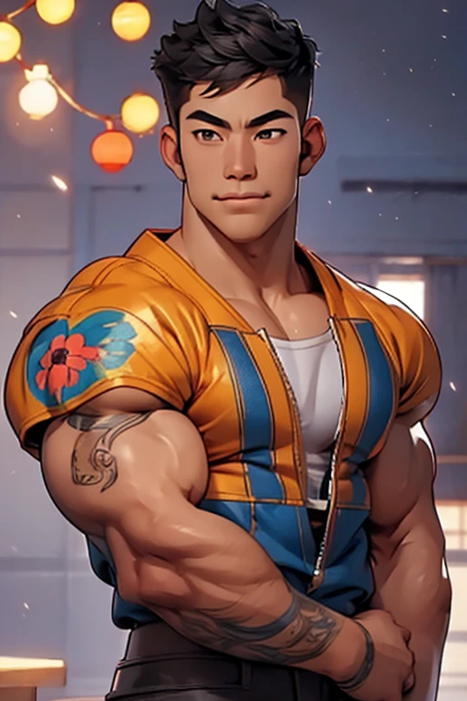 very japanese guys 8K,High HD,higher rselutionHigh quality very anime semi realism japanese guy bishounen muscular buffed