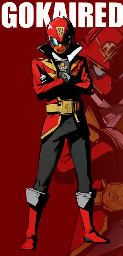 Super Sentai Gokai Red