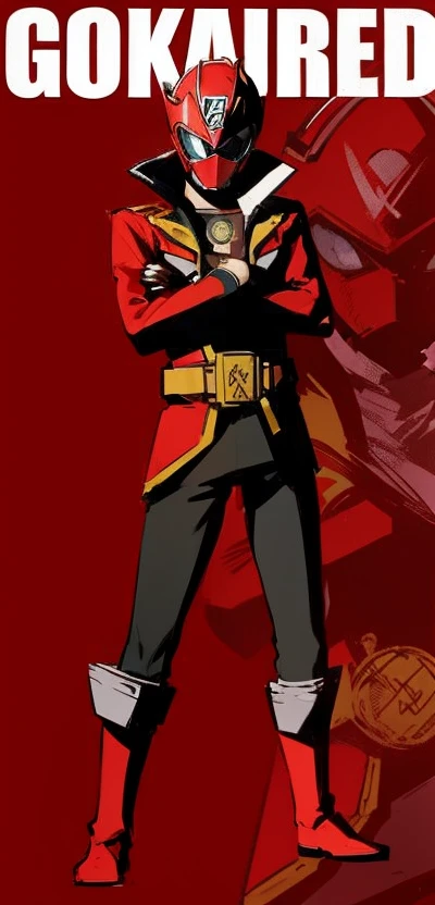 Super Sentai Gokai Red