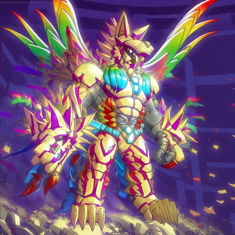(masterpiece. official art. 8k. best quality. detailed full body. full body.)
(situation 1 : dominating The Phoenix Wolf. The Phoenix Wolf is over 1000 meters long. focus GIANT mechanical Muscular The Phoenix Wolf is trampling the car. Looking down.)
(situation 2 :smoke and flames rising from the destruction in the city)
(Additional details 1: Wearing golden Armor. Cape. Helmet. real texture material. whole body shines like metal. emphasizes the muscles. suit fully made of metal. Robotic suit. no face.).
(Additional details 1.5: The arms are golden. The lower half of the body is golden. The wolf-shaped helmet has sharp fangs. The whole body is golden. The chest area is also golden. There is a ring above the head.).
(Additional details 2: Detailed head. Detailed Body. Detailed abs. gigantic muscles. HYPER MUSCLES. Gigachad Muscular. big muscle. pecs. triceps. traps. unusually developed muscular body. body full of huge muscles. showing off muscles. pectorales enormes. Exaggeratedly huge muscles. huge muscles. long legs.).
(Additional details 3: Spread wings. It has wings. The claws are sharp. Sharp teeth.). He is laughing defiantly. The claws are sharp. Sharp teeth.).
(Additional details 3.5 : nj5furry, He is laughing defiantly. medieval armor.).
(Additional details 4: golden dick, golden cock, golden hyper penis. hyper golden penis. big penis)
Armored Flazzard