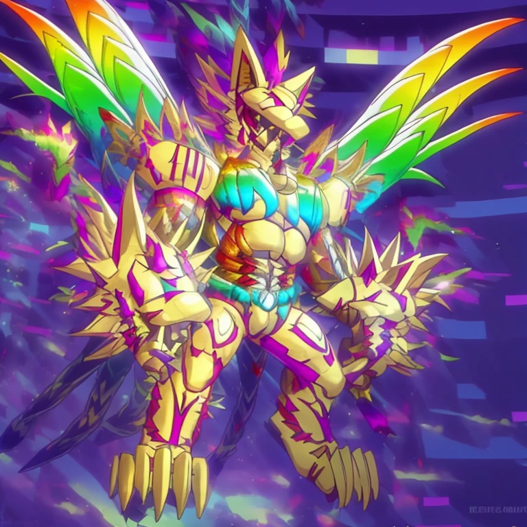 (masterpiece. official art. 8k. best quality. detailed full body. full body.)
(situation 1 : dominating The Phoenix Wolf. The Phoenix Wolf is over 1000 meters long. focus GIANT mechanical Muscular The Phoenix Wolf is trampling the car. Looking down.)
(situation 2 :smoke and flames rising from the destruction in the city)
(Additional details 1: Wearing golden Armor. Cape. Helmet. real texture material. whole body shines like metal. emphasizes the muscles. suit fully made of metal. Robotic suit. no face.).
(Additional details 1.5: The arms are golden. The lower half of the body is golden. The wolf-shaped helmet has sharp fangs. The whole body is golden. The chest area is also golden. There is a ring above the head.).
(Additional details 2: Detailed head. Detailed Body. Detailed abs. gigantic muscles. HYPER MUSCLES. Gigachad Muscular. big muscle. pecs. triceps. traps. unusually developed muscular body. body full of huge muscles. showing off muscles. pectorales enormes. Exaggeratedly huge muscles. huge muscles. long legs.).
(Additional details 3: Spread wings. It has wings. The claws are sharp. Sharp teeth.). He is laughing defiantly. The claws are sharp. Sharp teeth.).
(Additional details 3.5 : nj5furry, He is laughing defiantly. medieval armor.).
(Additional details 4: golden dick, golden cock, golden hyper penis. hyper golden penis. big penis)
Armored Flazzard