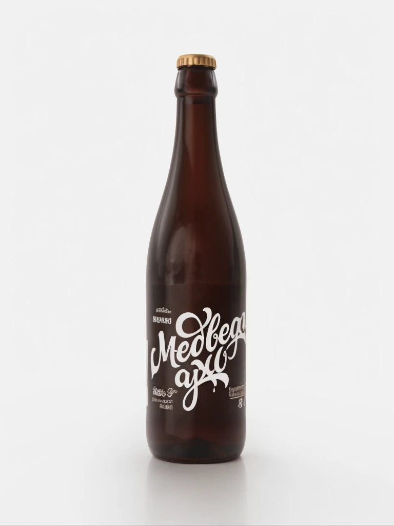 Put this bottle on the stick next to the apple pieces with the background of the mountain with Abshar