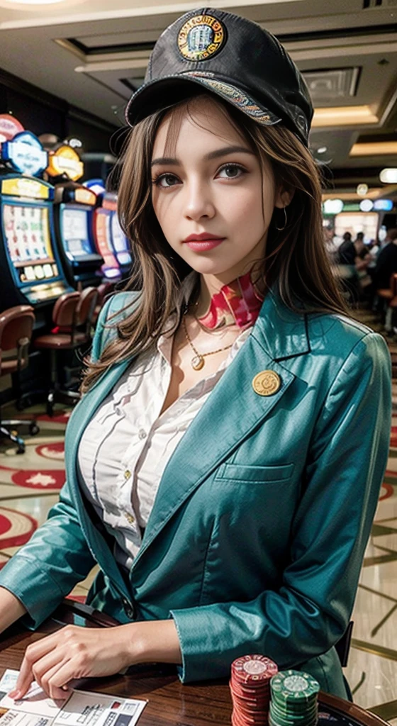 Colorful names with casino coins the name that says administrator Mariela all with striking colors