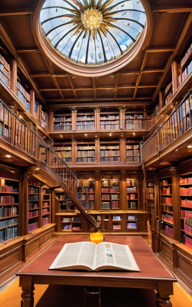 Library of Magic,full of books,Movable bookshelf,Convertible Bookshelf,Interactive Screen,High-tech learning tools,A vibrant and fascinating world of puzzles
