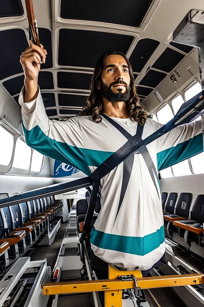 A PLANE PAINTED OF JESUS CHRIST
