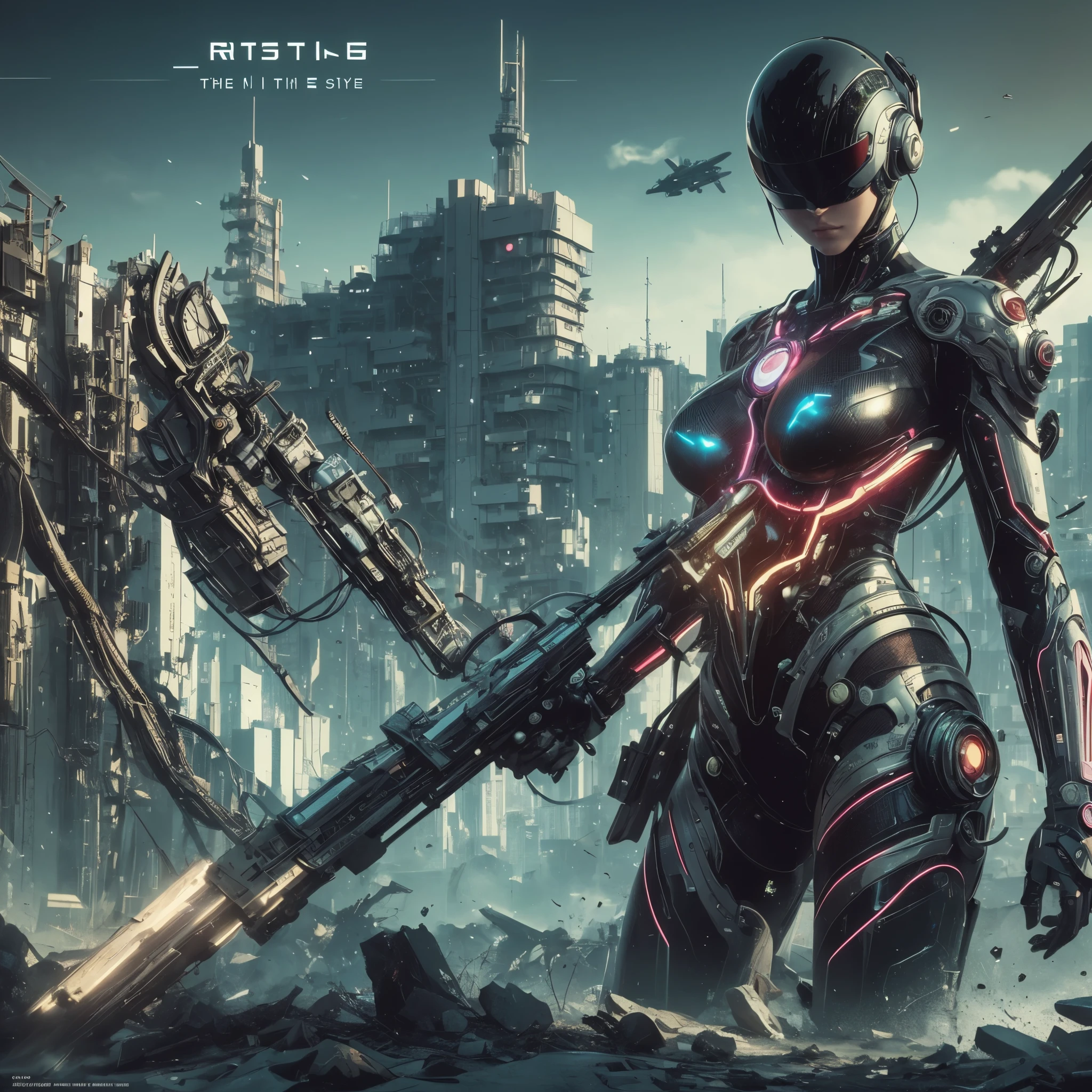 ghost in the shell in the style of 90's vintage anime, robotics, scifi, futuristic, surrealism, akira style, advance suit, detailed line art, fine details, greg rutkowski makoto shinkai kyoto animation key art feminine eye-level shot