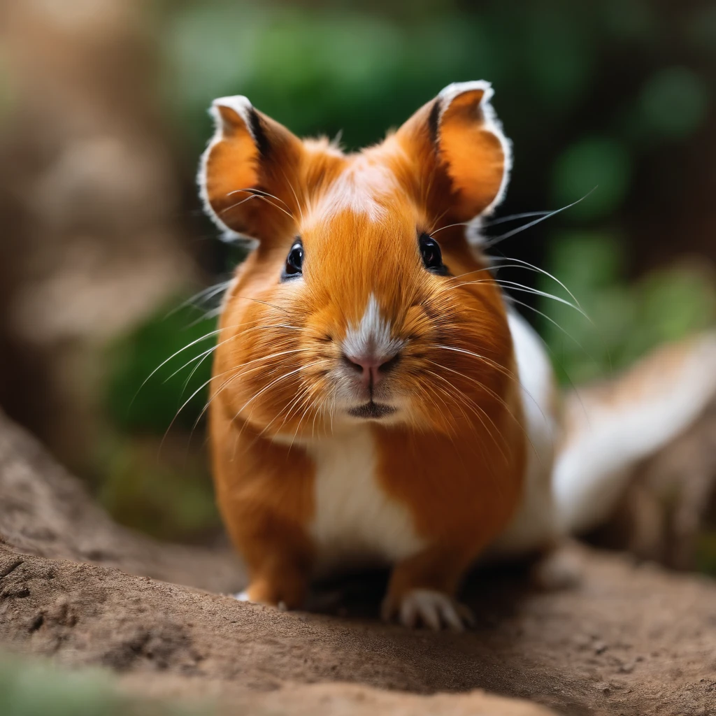 A guinea pig with a fox puma and vizcacha