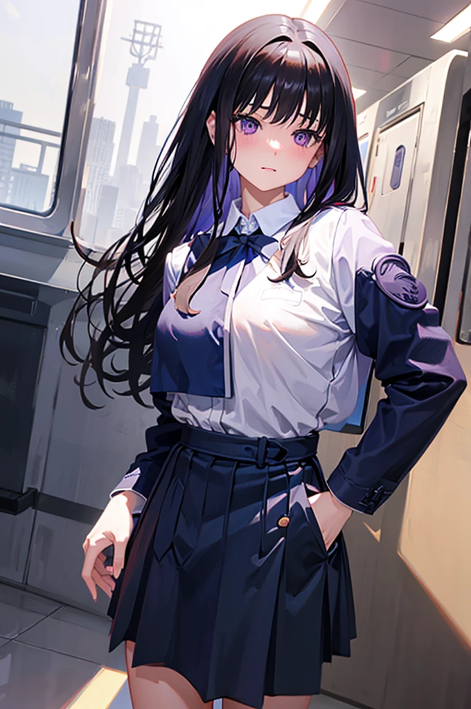 1 boy, pov hands, grab breasts、、1 boy, pov hands, grab breasts、Black Hair、Semi-long hair、Pale purple eyes、Small breasts、Small breasts、手でHide、hand bra、school uniform、Hide、Black Skirt、Blushing、school uniform、Embarrassed expression、日本の、Black Skirt、Not wearing a bra、Black Hair、Semi-long hair、Pale purple eyes、、Blushing、lipstick、Perfect hands、Detailed hands、on the train、、hand bra、toilet