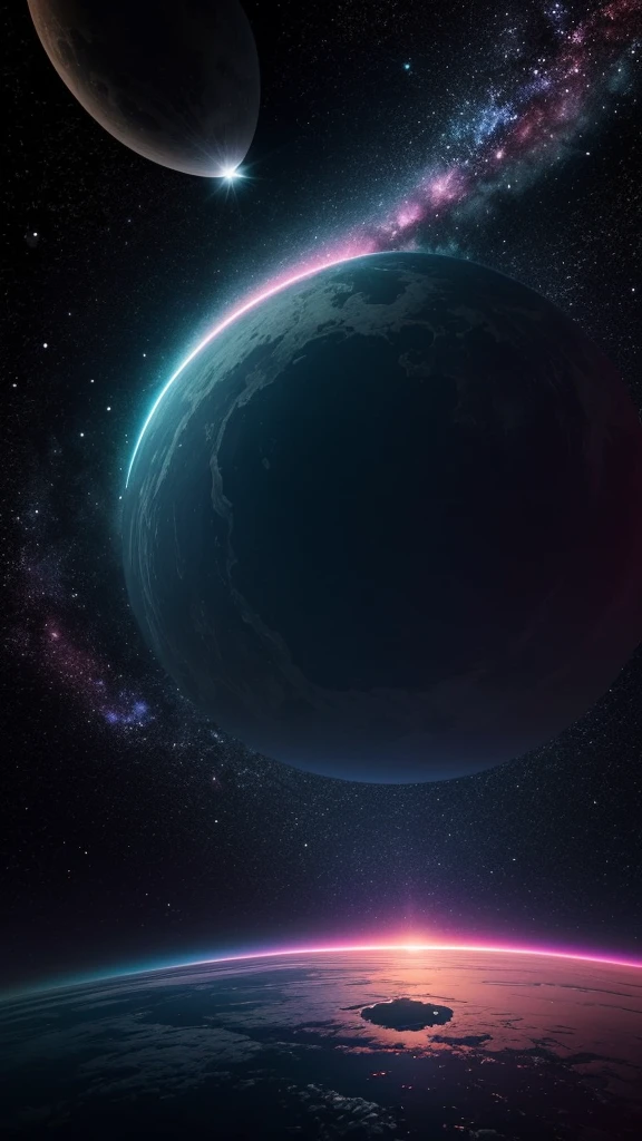 in "Sky dreamscape," 衛星画像inは高品質の, Unparalleled 8K Ultra HD images from around the world. The canvas has、Defying the laws of nature、Full of fantastic pink hues。, An enchanting blend of deep indigo and shimmering pink., まるin遠い銀河からの秘密を秘めているかのように. Dreamlike landscape seen from satellite images, Celestial Continuity, Otherworldly planets and rainbow moons, Orbiting the cosmic dance, Casting a soft light on the scene. in the foreground, Very detailed, A post-nuclear dystopia