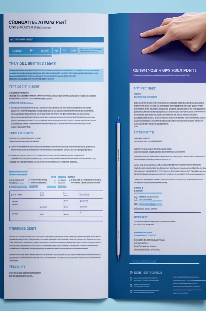 Create a physical therapy report template in blue colors, roxo e rosa. Focused on the health of the elderly that refers to care, attention, reception