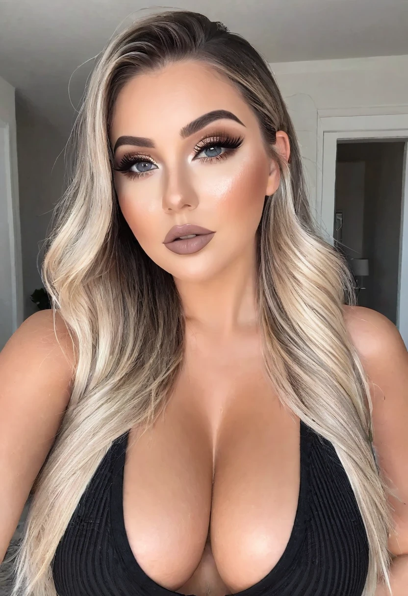 Busty beauty influencer