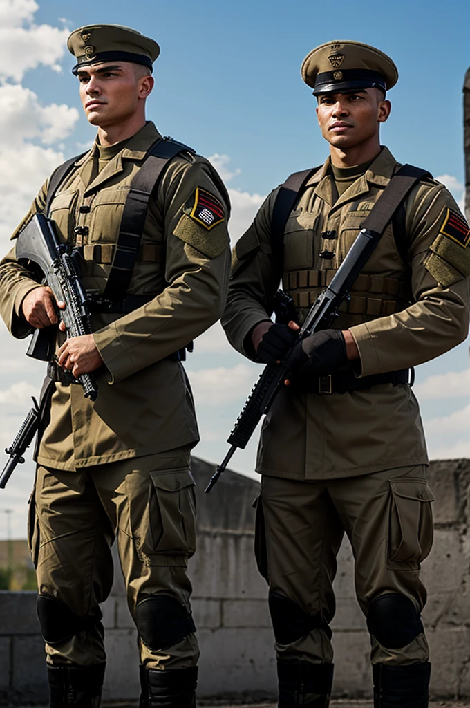 Legend class soldier and recruit soldier 