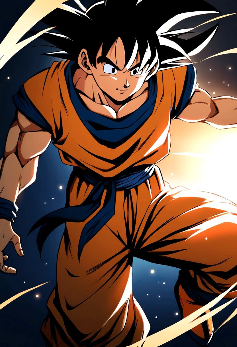 create a comic about goku