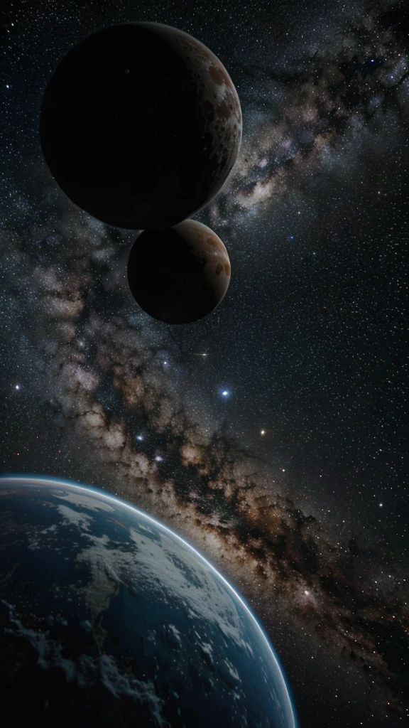 planet in space, Milky Way, Deep Universe