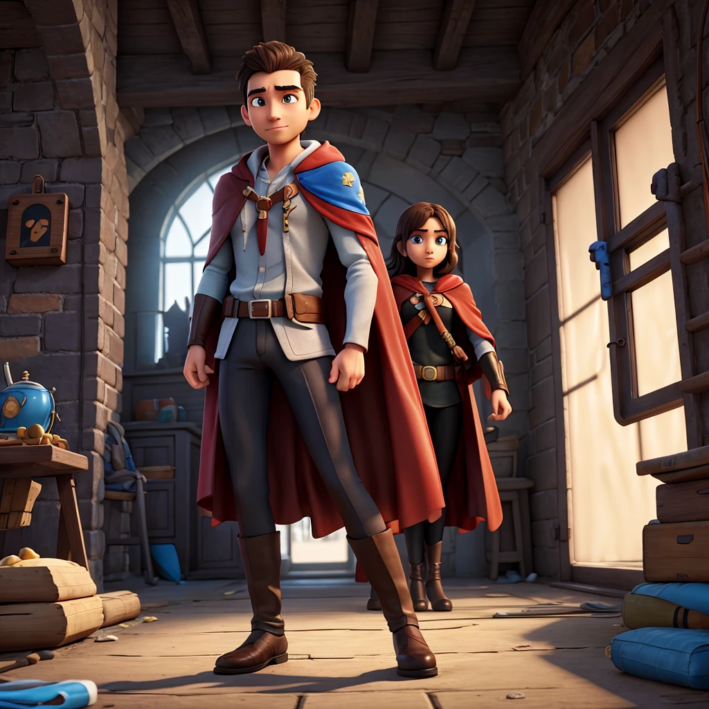 injection with hero face and cape