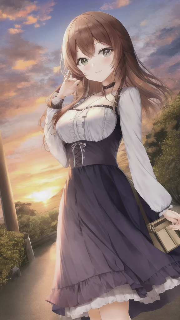 landscape、dynamic、Sunset moment、At dusk