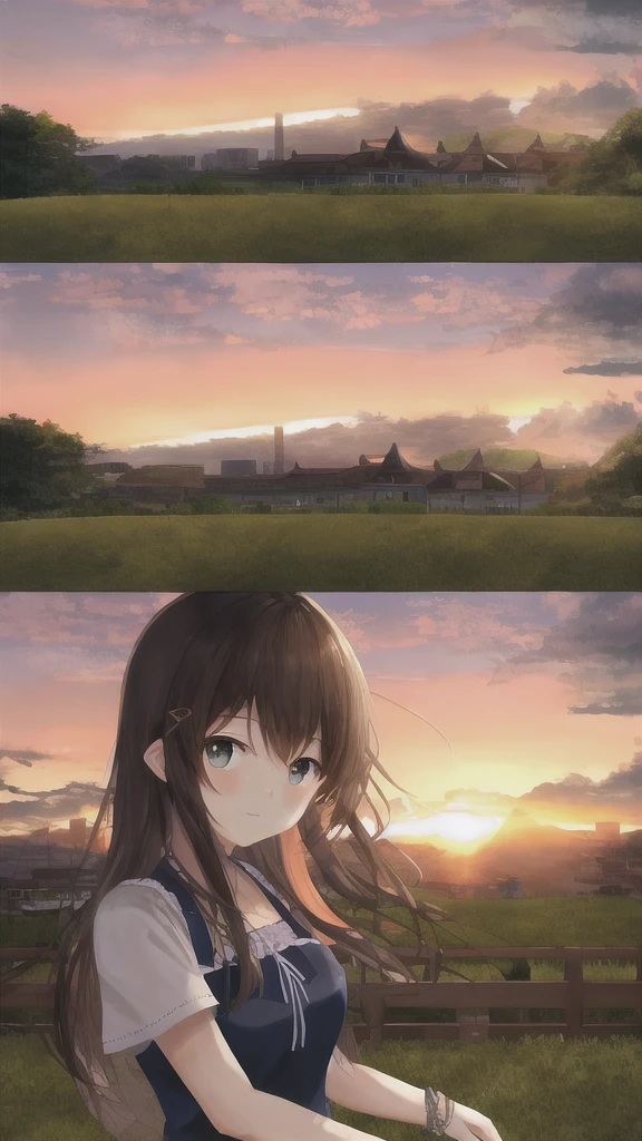 landscape、dynamic、Sunset moment、At dusk