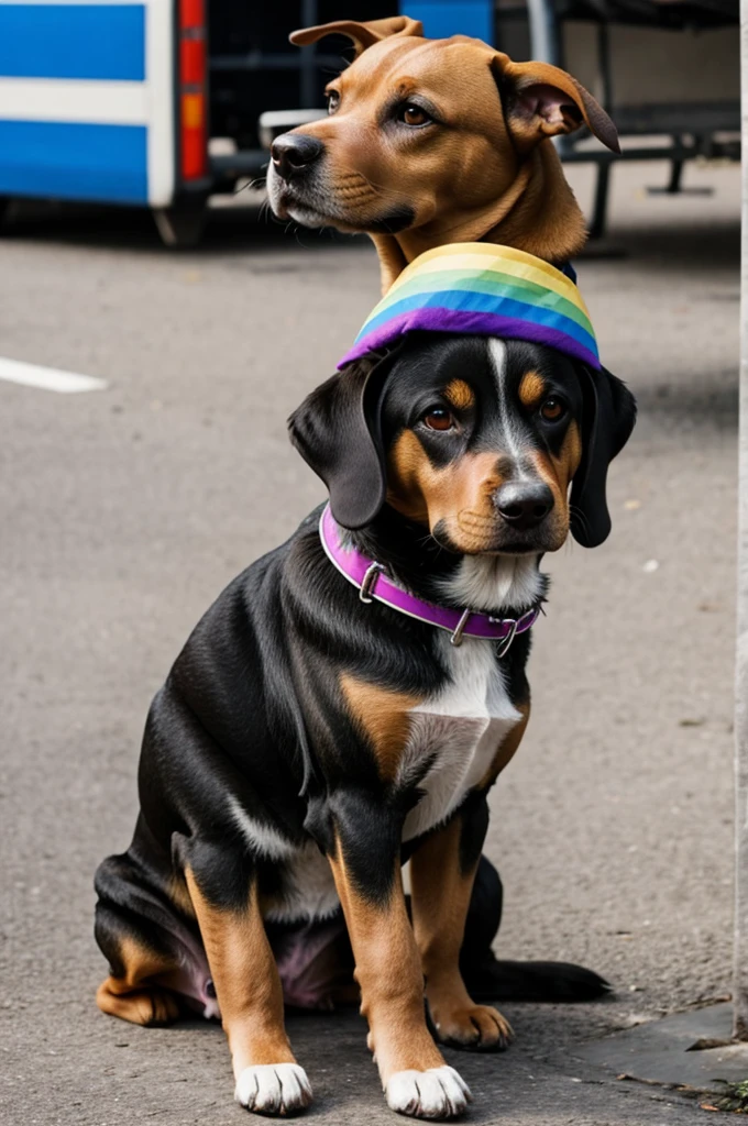 a gay dog