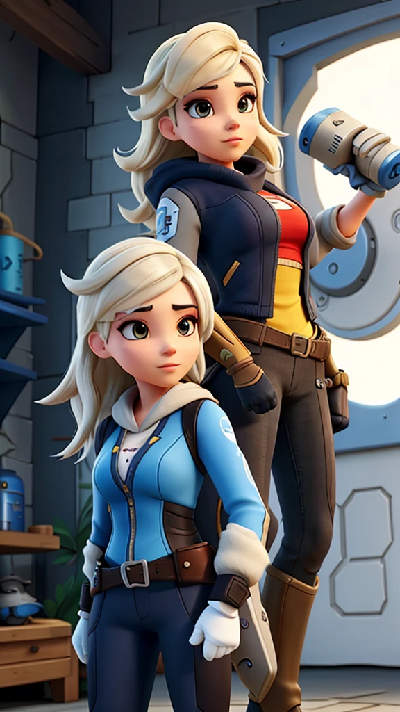 crie a Ashe e o Bob de overwatch