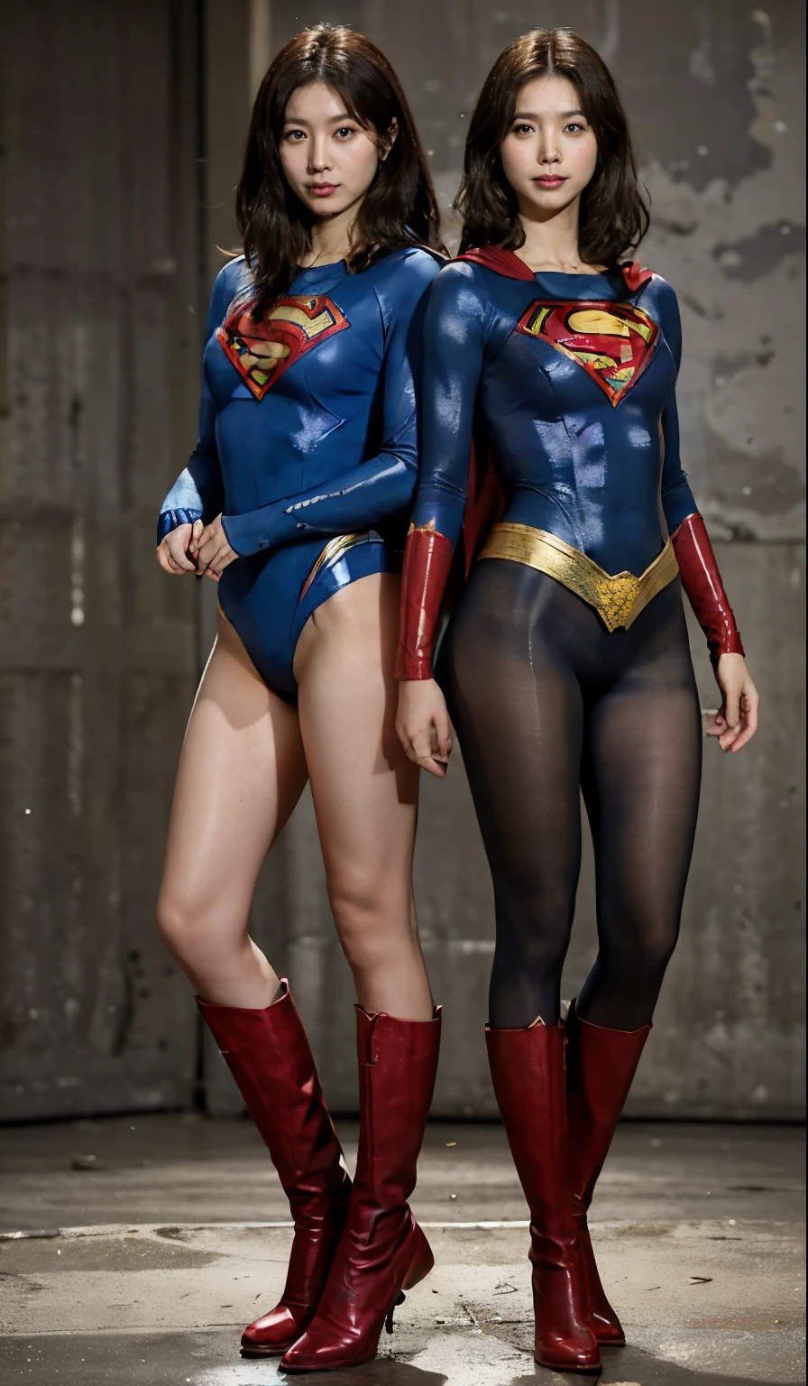 No background、(((Beautiful legs in black tights.)))、(((Legally express the beauty of your smile)))、((((Make the most of your original images)))、(((Body-hugging Supergirl costume)))、(((Supergirl Costume)))、(((short and beautiful hair)))、(((suffering)))、(((Please wear black tights....、Wear red boots)))、((Best image quality、8K))、((Highest quality、8K、masterpiece:1.3))、(((Preserve background )))、Sharp focus:1.2、Beautiful woman with perfect figure:1.4、Slim Abs:1.2、Wet body:1.5、Highly detailed face and skin texture、8K