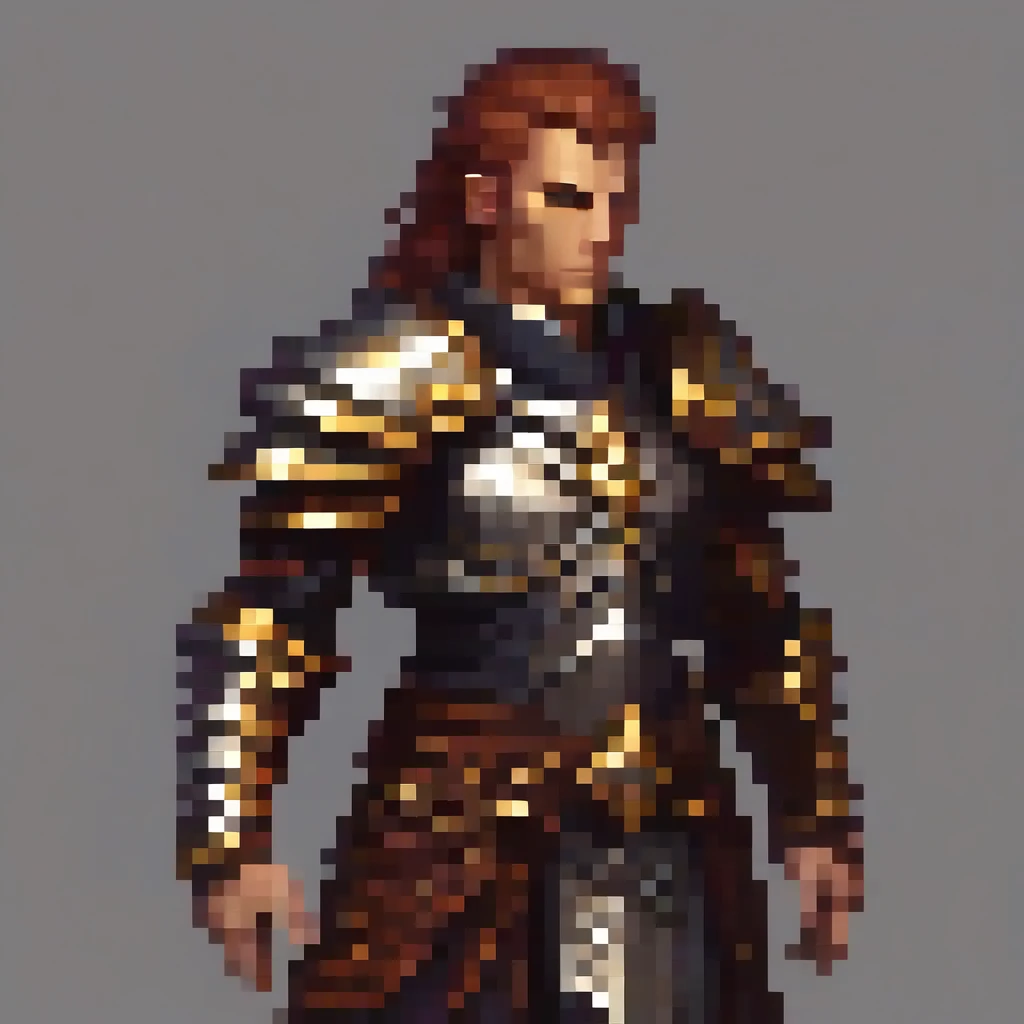  all and imposing, this character stands at over six feet with a lithe, muscular build that suggests both agility and strength. Their skin is a deep, rich ebony, smooth and unmarred, giving off a faint, ethereal glow under the moonlight. Their hair is a cascade of silvery white, falling in loose waves to their waist, shimmering like spun moonlight. Sharp, high cheekbones frame their face, accentuating their striking, almond-shaped eyes that glow with an otherworldly amber light. Their ears are pointed, peeking through their hair, marking them as distinctly non-human. They wear intricately crafted armor, a blend of leather and metal adorned with arcane symbols that seem to shift and change when glanced at from different angles. Each piece of their attire, from the armored boots to the flowing, tattered cloak, is meticulously designed, merging functionality with a touch of dark elegance. Across their back, a massive sword is sheathed, its hilt encrusted with small, glowing gemstones. On their left forearm, a leather bracer is adorned with ancient runes, while their right arm is decorated with an elaborate, winding tattoo that appears to move as if alive.
best quality, 4k, 8k, highres, masterpiece:1.2, ultra-detailed, realistic, photorealistic:1.37, cinematic lighting, digital art, concept art style, vivid colors