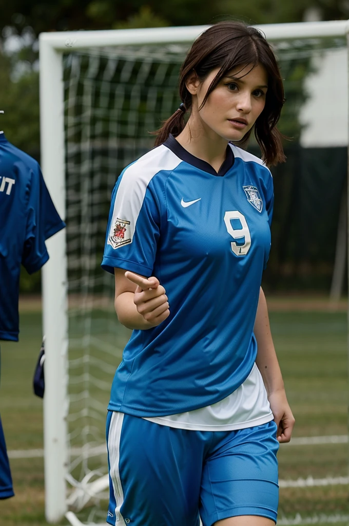 Gemma Arterton, soccer clothes