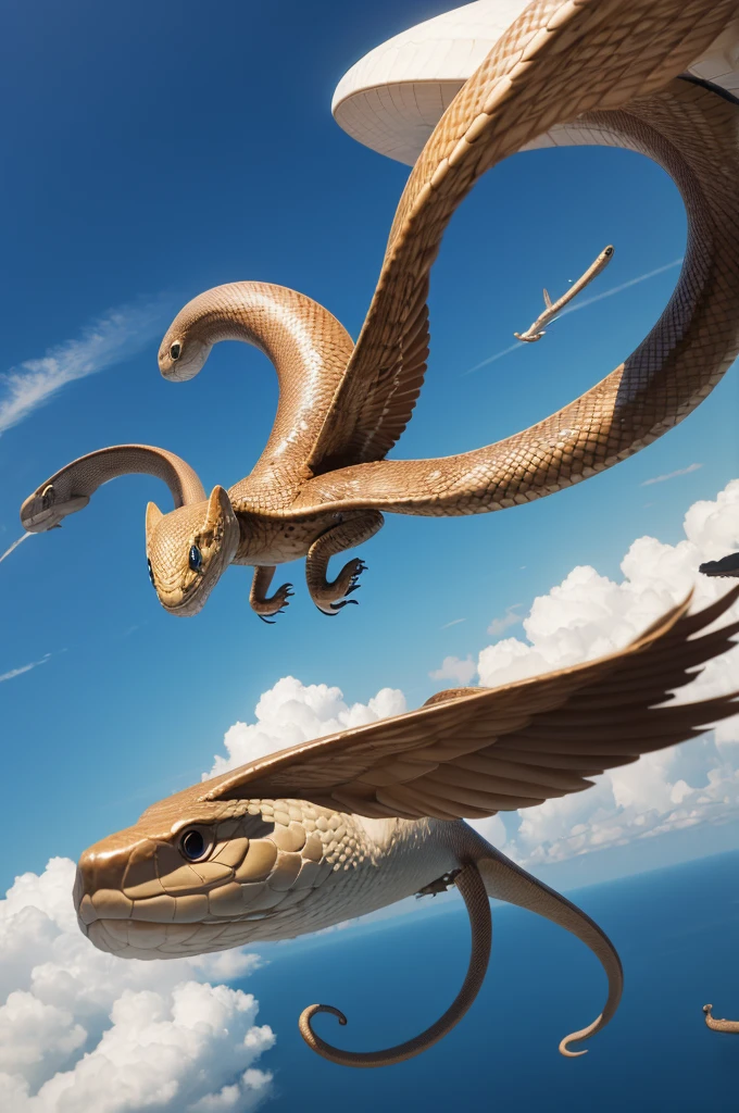 A flying snake
