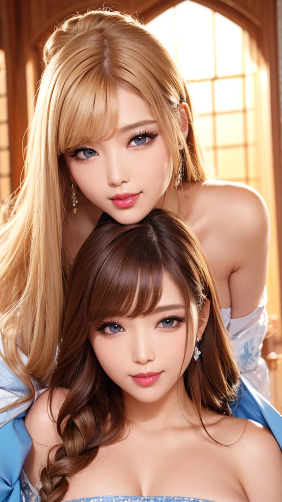 Beauty, Mystical Eyes、Big 、Super sexy、Pale skin、Shiny Hair、Super long hair、Loose and fluffy perm、Close to blonde、Are fat、fat、smile、Heavy makeup、Pink lipstick、Thick lipoisturized lips、Plump、Voluptuous、Indian、spring、Blue sky、White cloud、looking at the camera、Has bangs、Bangs fall on the forehead、Heavy makeup、Heavy makeup、The face is dark、Exotic Face
