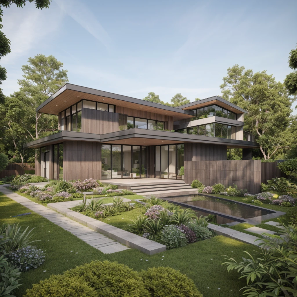 ((best quality)), ((masterpiece)), (detailed), perfect face, ((Masterpiece)), (best quality), (ultras Realistic), 8k, Raw photo, a rendering of a modern house with vietnamese roof anh brick yard , realistic garden, contemporary house, exterior design, wide establishing shot, modern house, in style of simplified realism, concept house, realistic building, front elevation view, wide angle exterior 2022, inter dimensional villa, building facing, sharp focus ilustration hq, modern style, realistic establishing shot, concept house, wide angle exterior 2022, precise architectural rendering, inter dimensional villa, award-winning render, front-view, mid-view, detailed rendering, architectural render, architecture render, modern house, architectural visualization, realistic architecture, insanely detailed rendering, exterior , trees landscape, sky wood paneled ceiling, a rendering of a modern house with a garden, precise architectural rendering, high quality rendering, award-winning render, professional render, beautiful 3 d rendering, beautiful rendering, architectural rendering, a photorealistic rendering, luxcore render, stunning render, an award winning digital render, beautiful rendered, high-quality render, architectural 3 d render, artistic render, a view of a garden with lots of flowers and plants, in a cottagecore flower garden, cottagecore flower garden, lush flowery outdoors, garden with flowers, flower garden summer morning, lots of plants and flowers, lush garden surroundings, lush chic garden, with a french garden, lush plants and flowers, home and garden, garden at home, homes and gardens, permaculture, with a garden, sustainable architecture, gardening, green house, homes and garden magazine, beautiful house on a forest path, vegetal architecture, a rendering of a modern house with a small balcony and a bancony , precise architectural rendering, modern house, contemporary house, concept house, street,