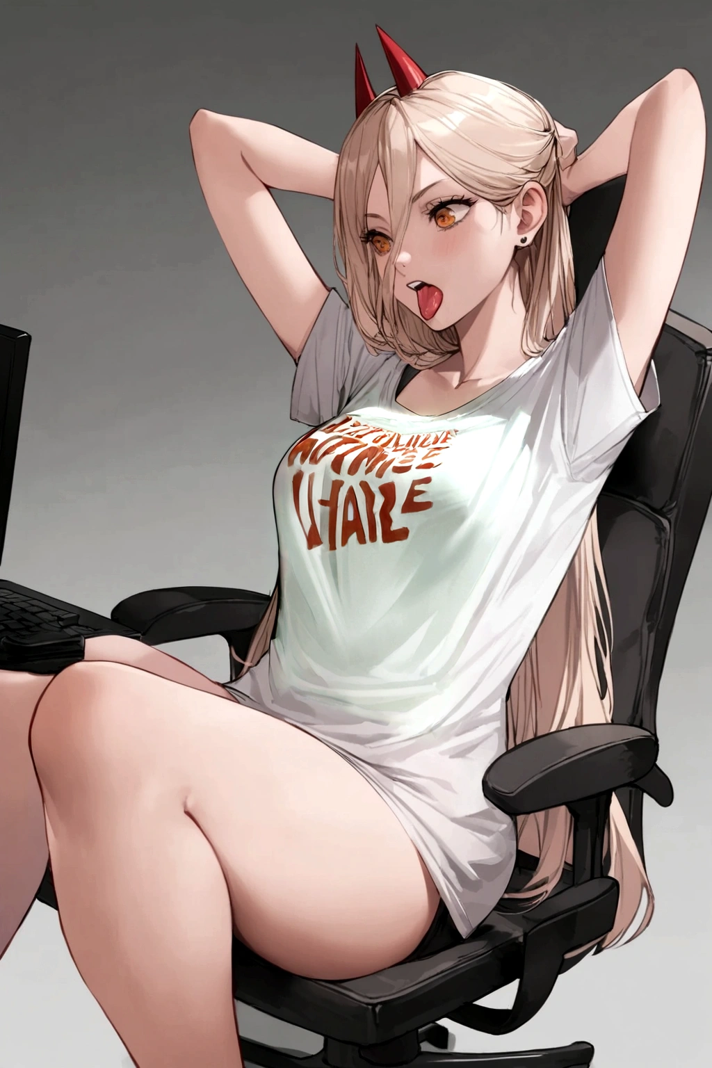 A shirt, writing, o nome Harl.