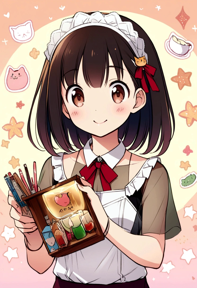 Cat、An illustration、Catカフェ、Cute clerk、See-through clothing