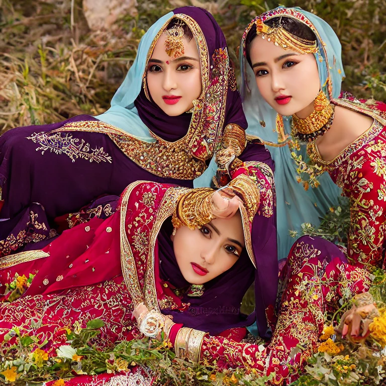 (masterpiece, best quality:1.2), 1girl, solo, hijab, face,