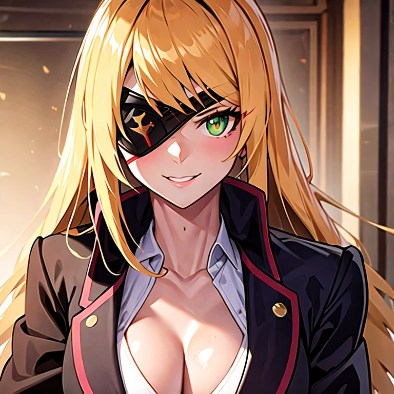 (masterpiece, best quality:1.2), 1girl, solo, eyepatch, green eyes