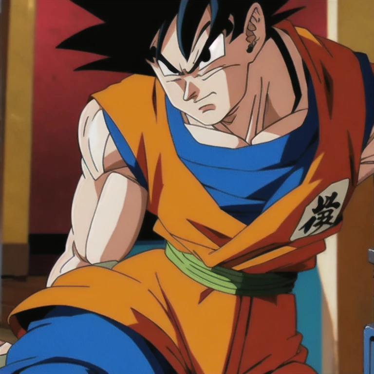 (masterpiece, best quality:1.2), goku, songoku, solo