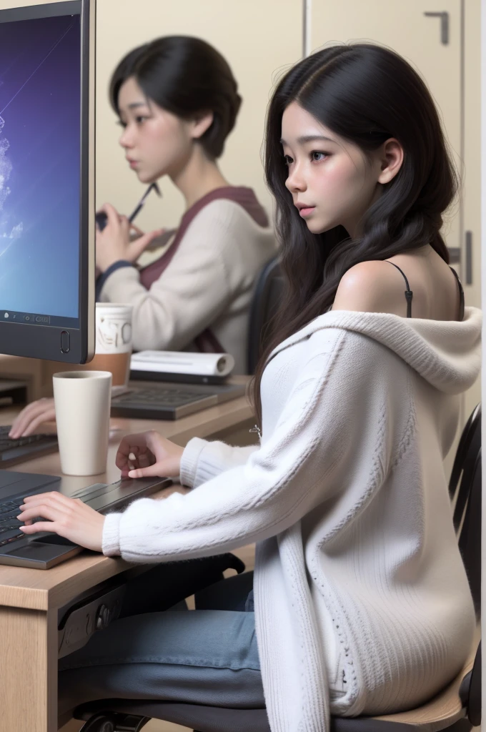 Transition to images of people using computers and cell phones