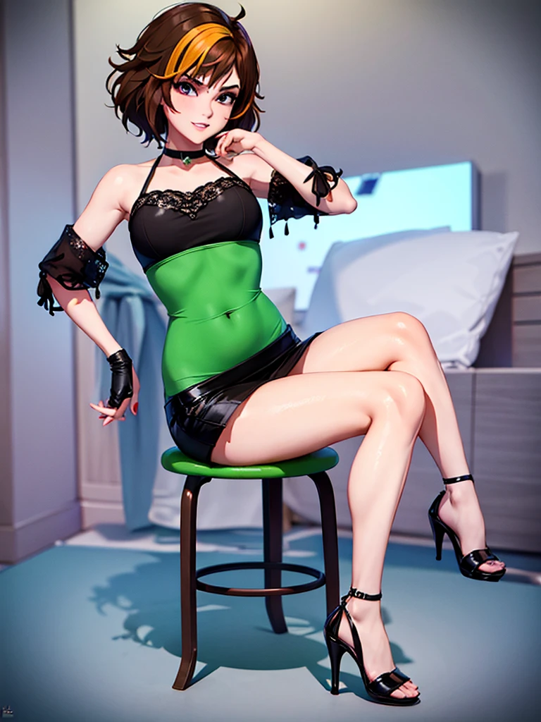 merula, thighs, tonified legs, solo girl, opentoeNYX, wide hips, small breast